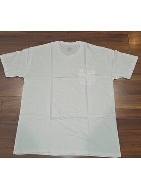 True Classic Crew Neck Tee T Shirt White Men Size XL Lot of 2 Shirts W pocket